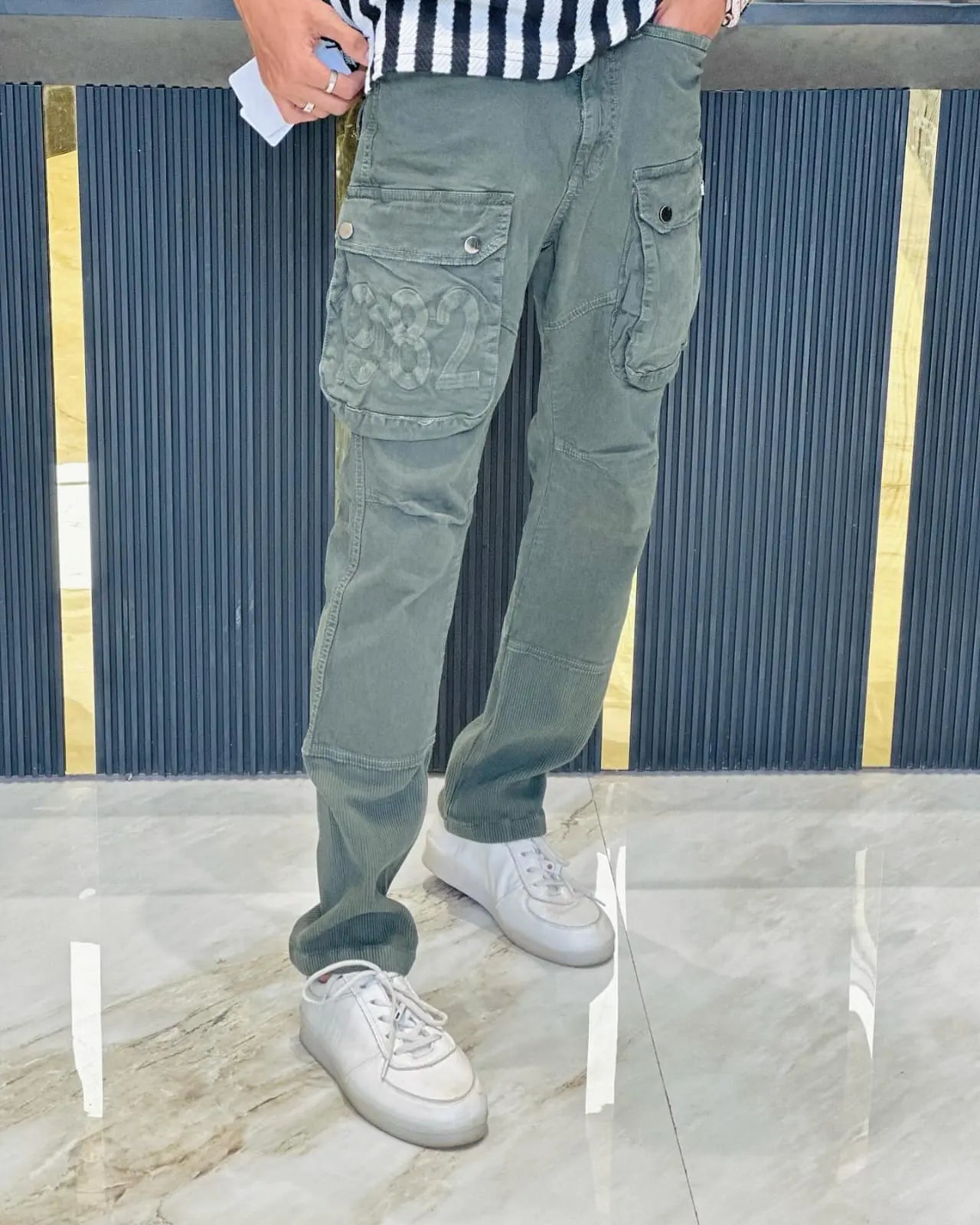 Urban Combat Olive Cargo Jeans PATTERNS FOR MEN