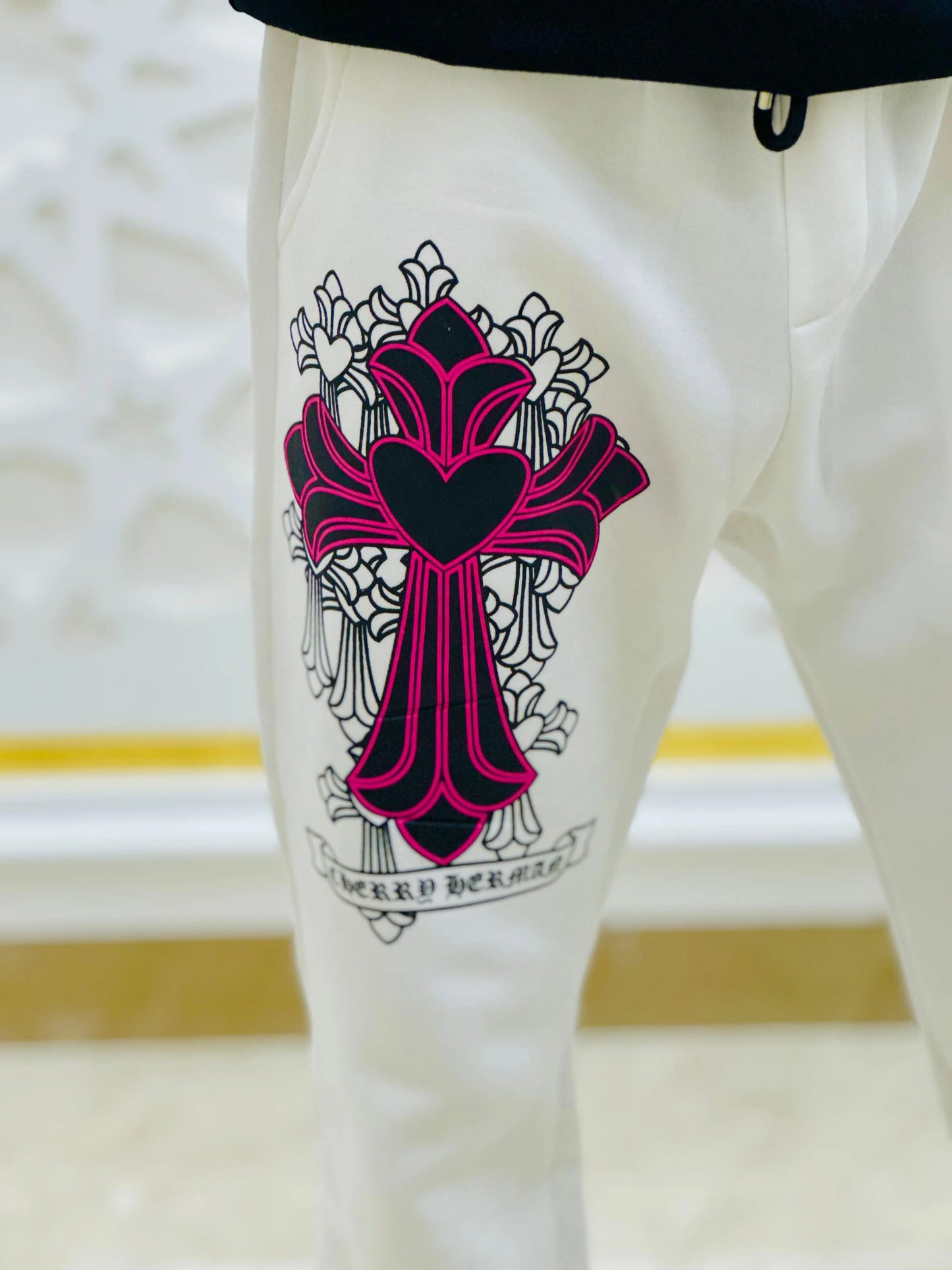 "Sacred Edge Imported Track Pants" PATTERNS FOR MEN