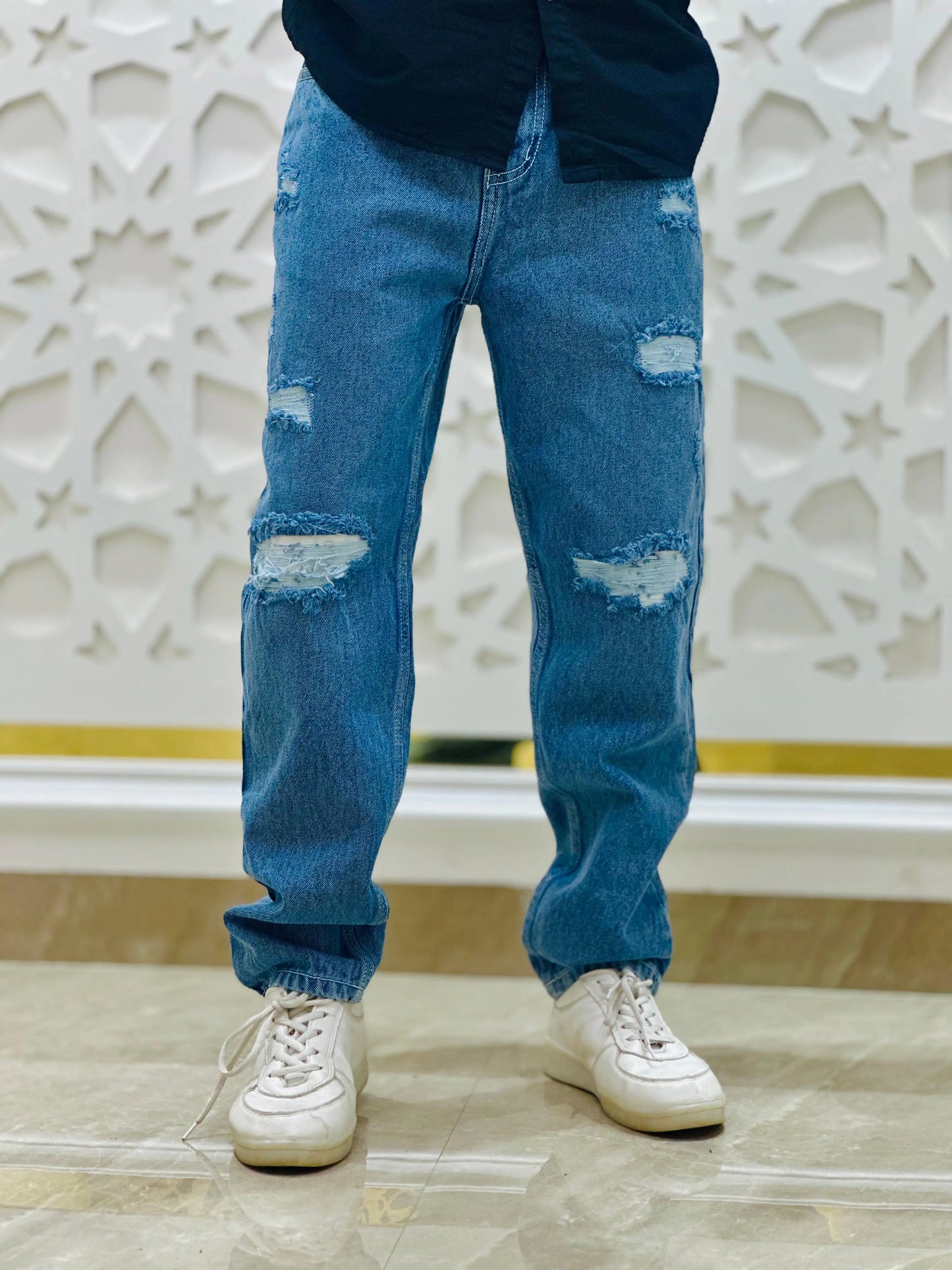 Urban Rebel Distressed Jeans PATTERNS FOR MEN