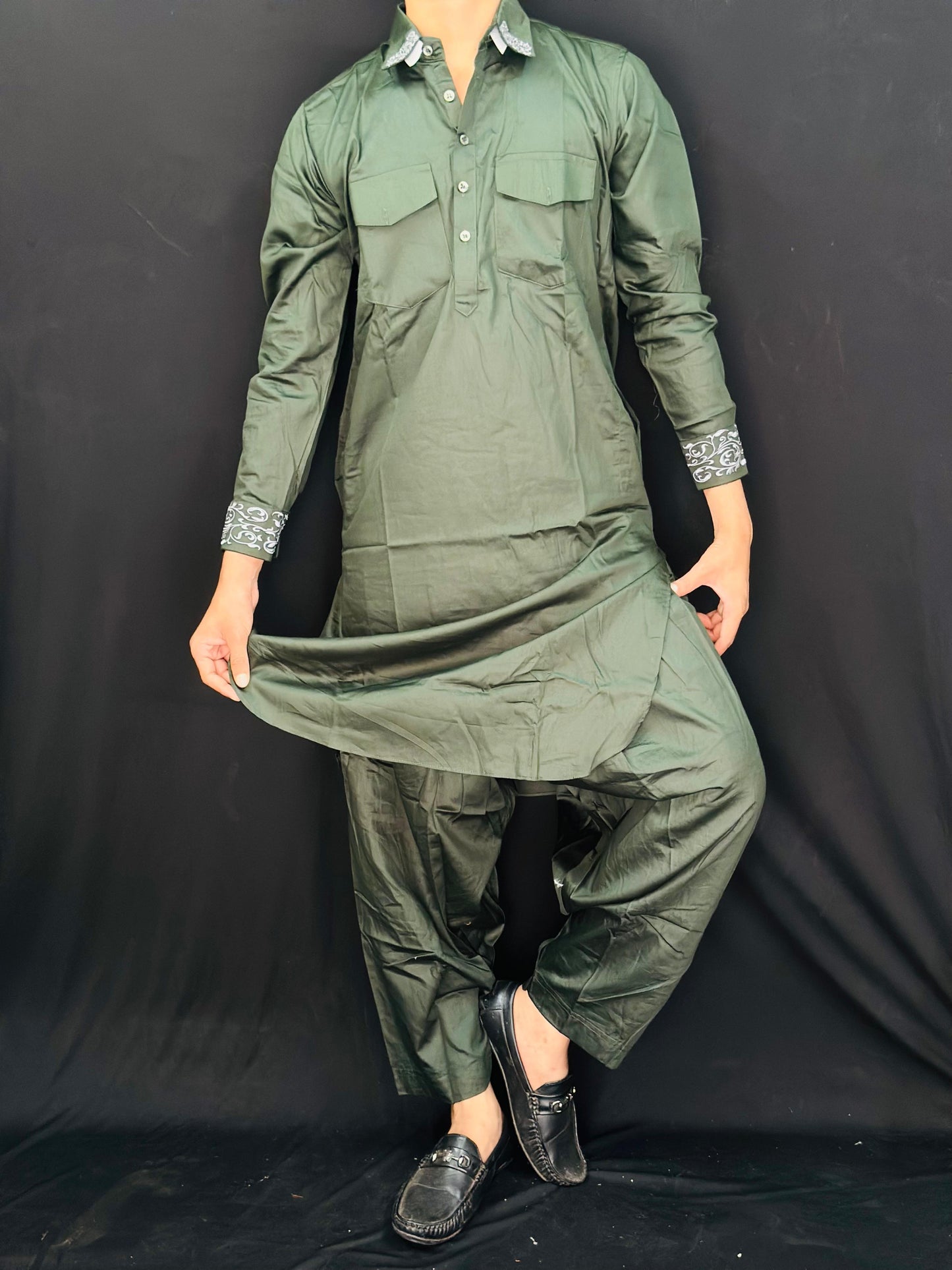 Shehzada Collar Kurta PATTERNS FOR MEN