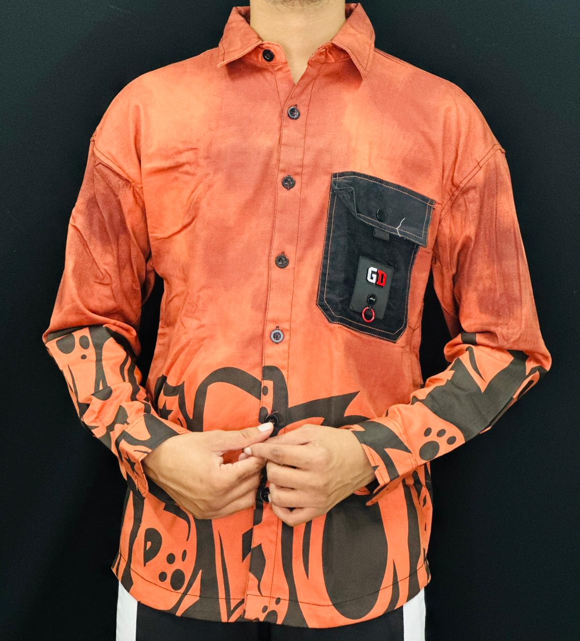 Ember Street Graphic Shirt PATTERNS FOR MEN