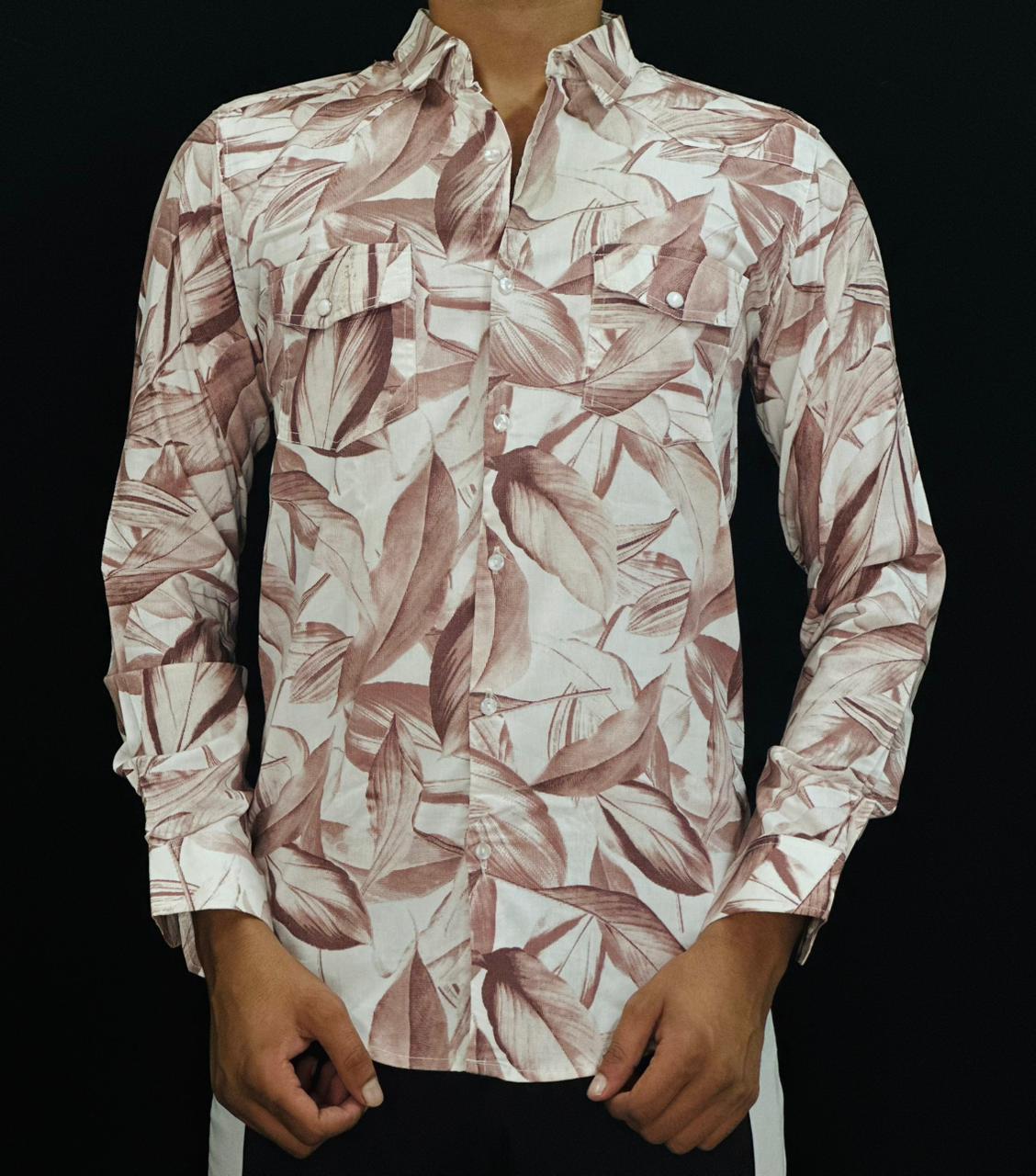 Desert Leaf Luxe Shirt PATTERNS FOR MEN