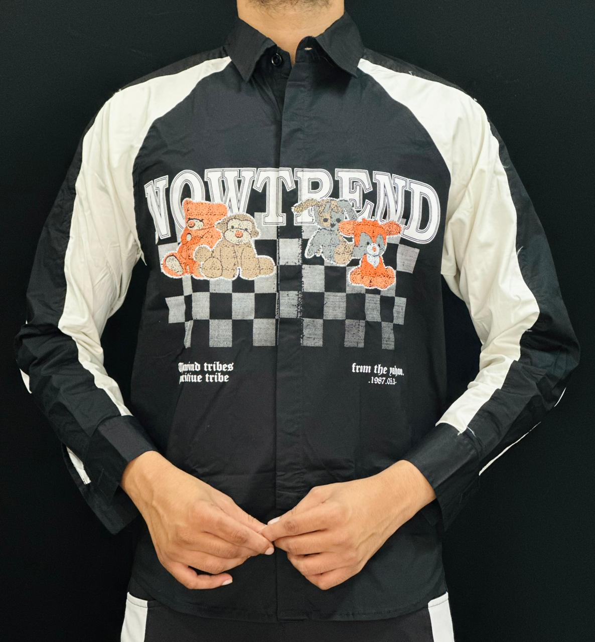 Urban Teddy Racer Shirt PATTERNS FOR MEN