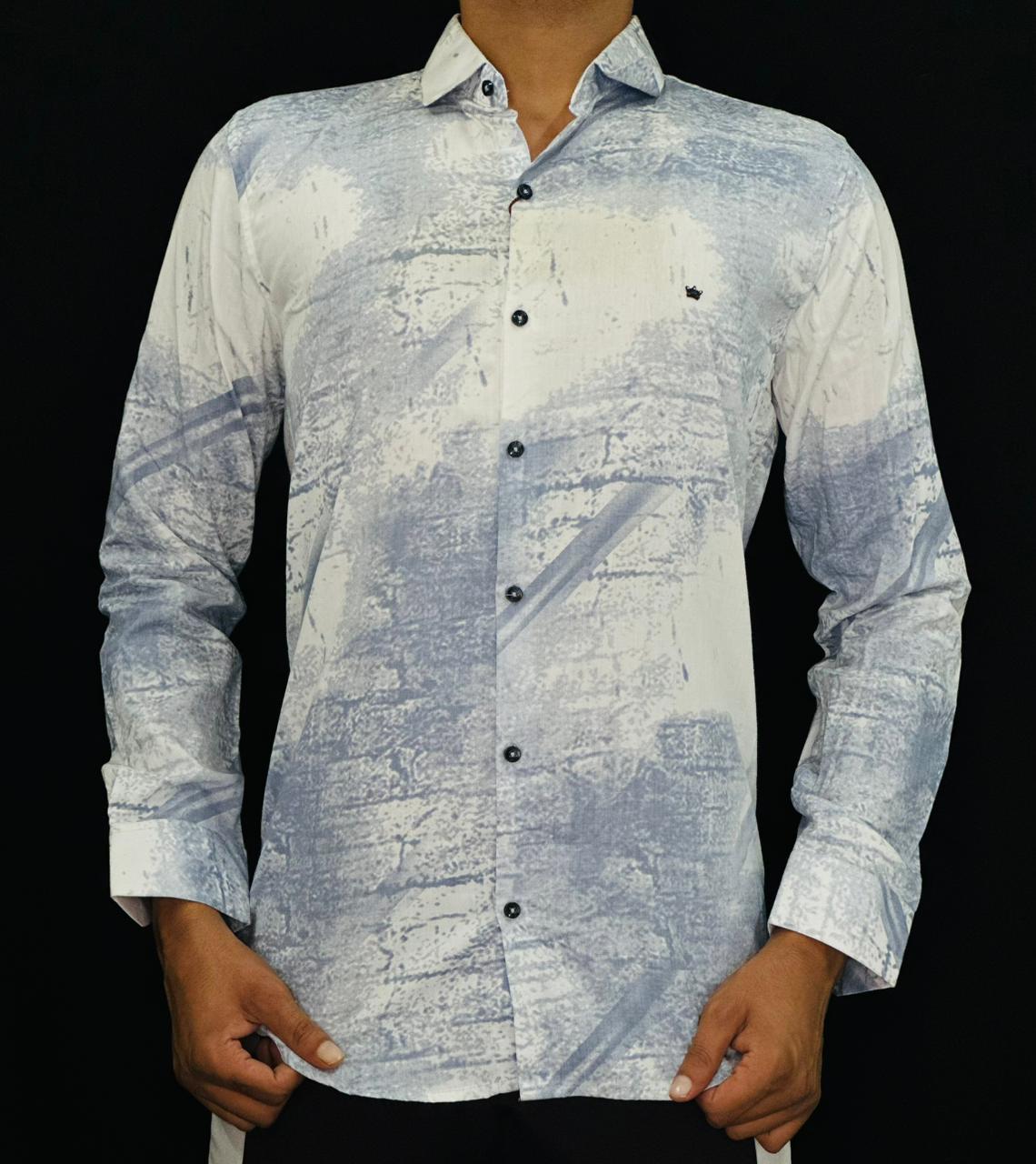 Frosted Sky Abstract Shirt PATTERNS FOR MEN