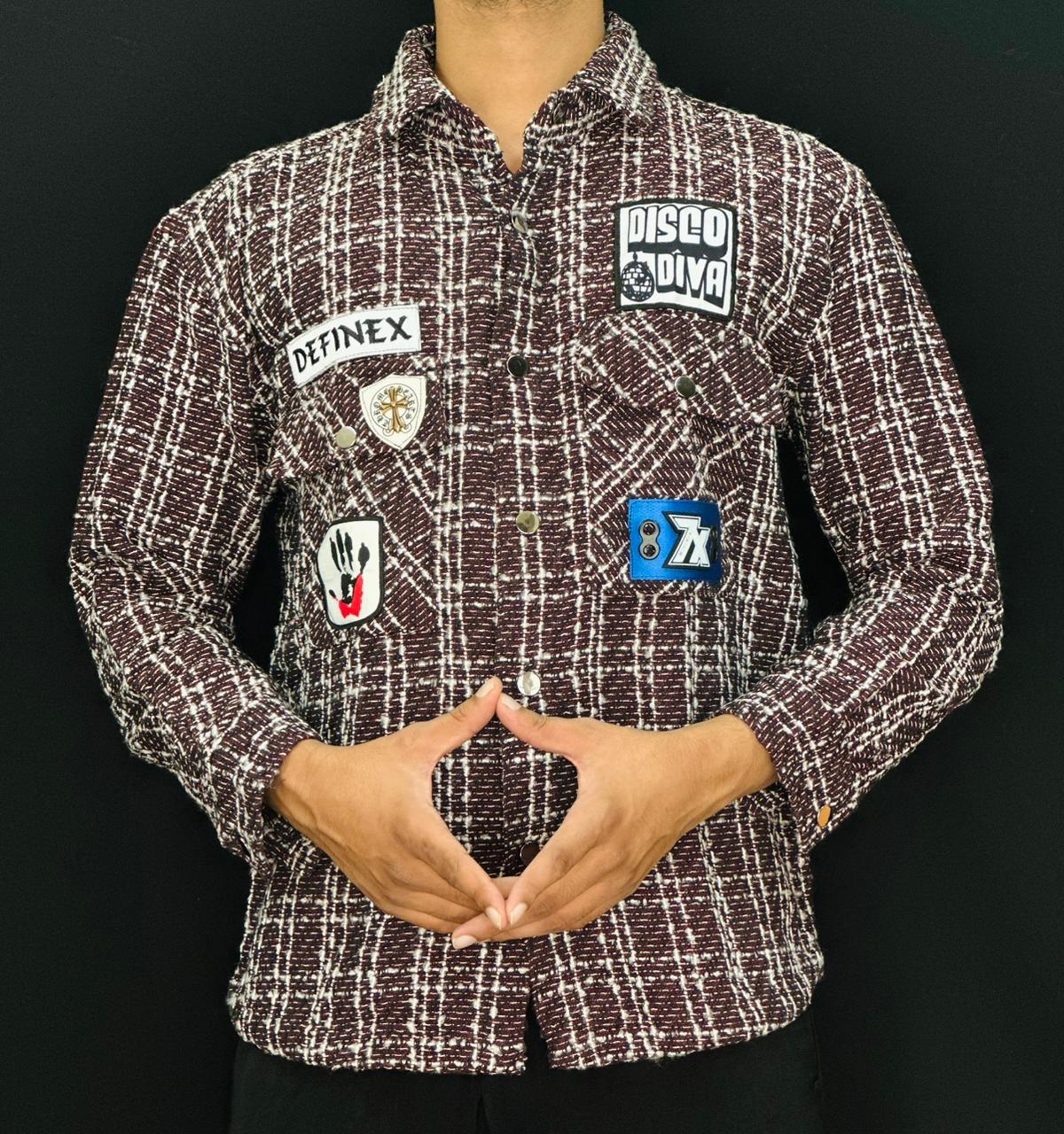 Patchwork Street Shirt PATTERNS FOR MEN