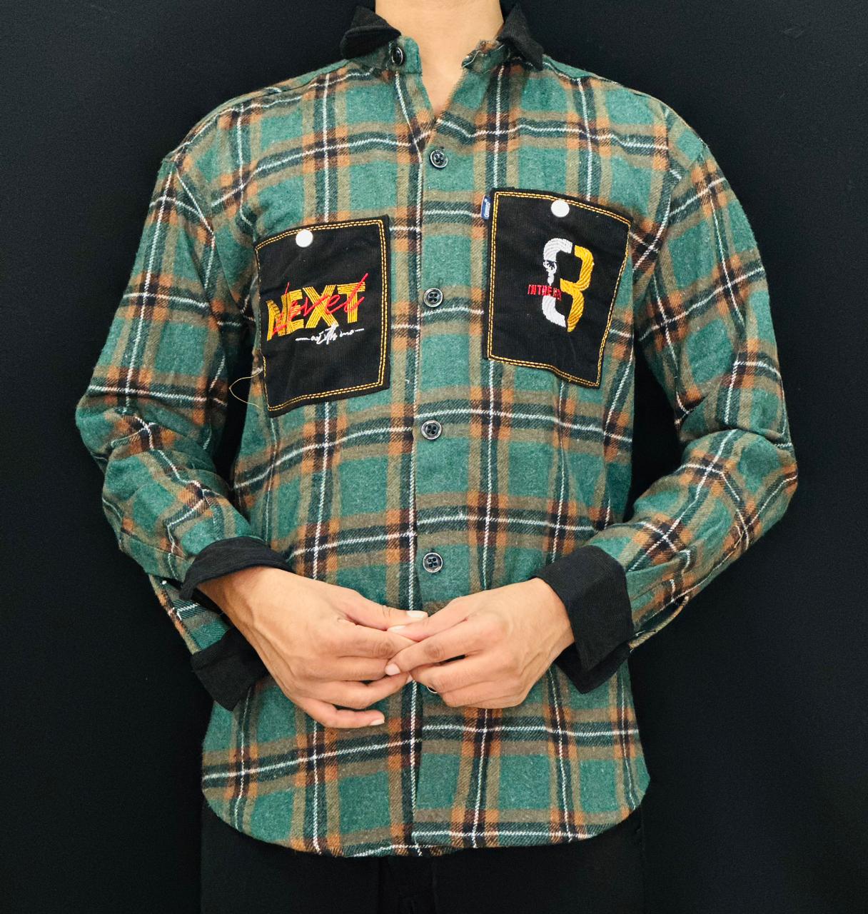 Retro Street Checkered Shirt PATTERNS FOR MEN