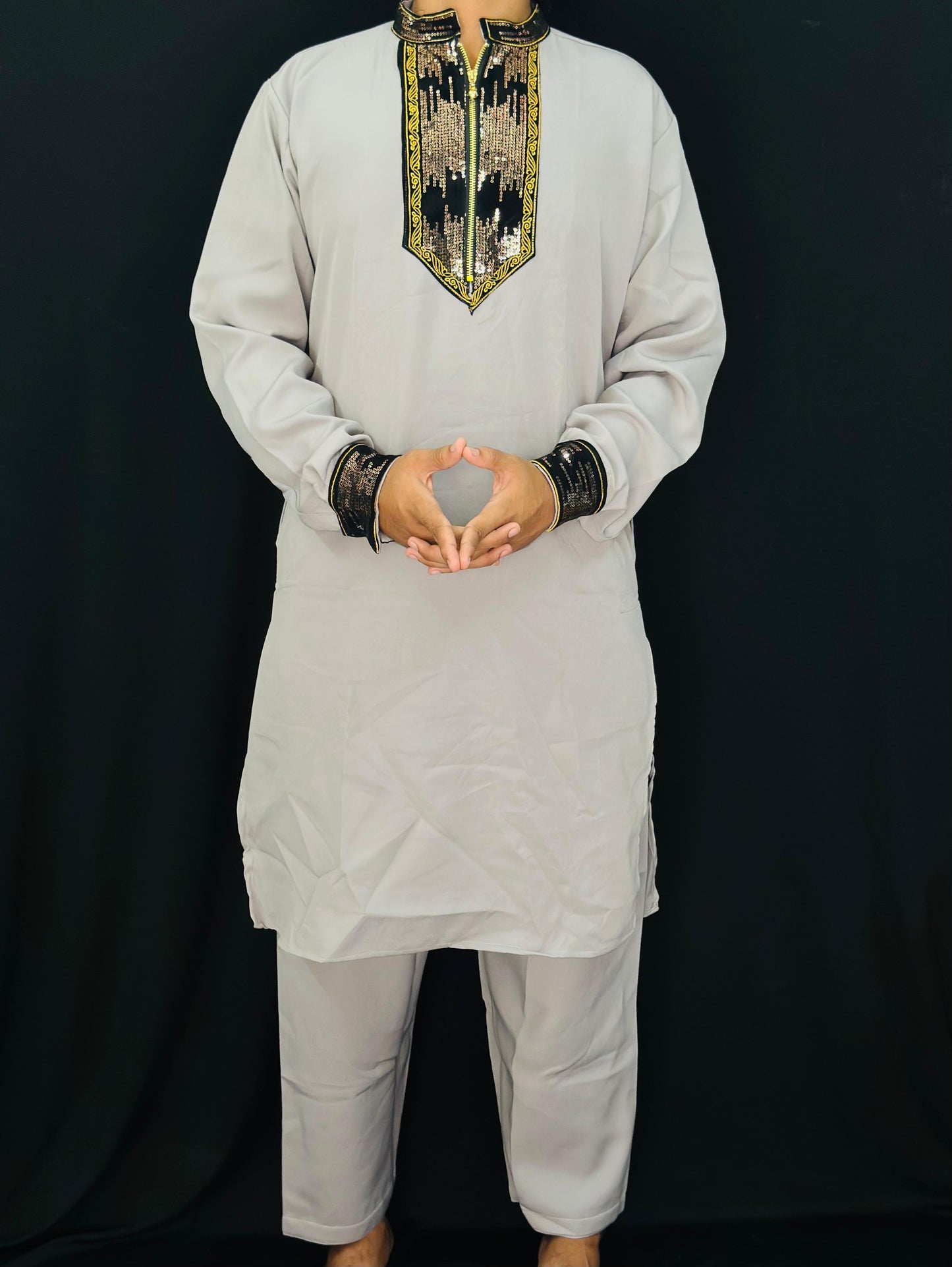 Royal Plum Embroidered Luxury Kurta for Men PATTERNS FOR MEN