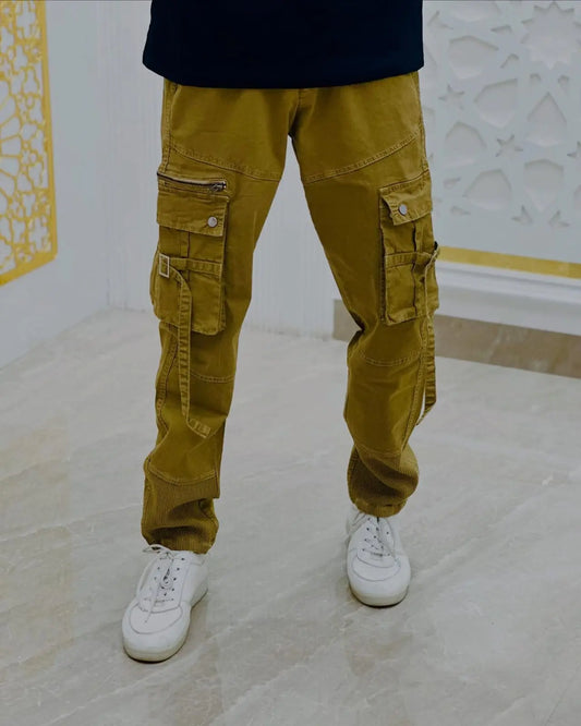 Tactical Streetwear Cargo Jeans PATTERNS FOR MEN