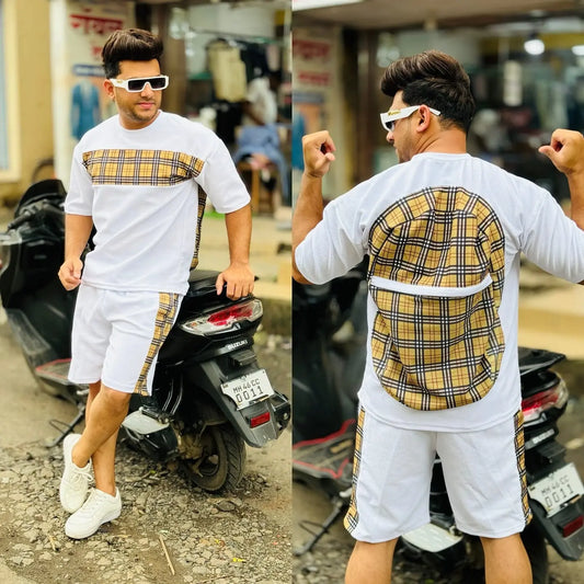 Urban Plaid Punch Short Suit PATTERNS FOR MEN