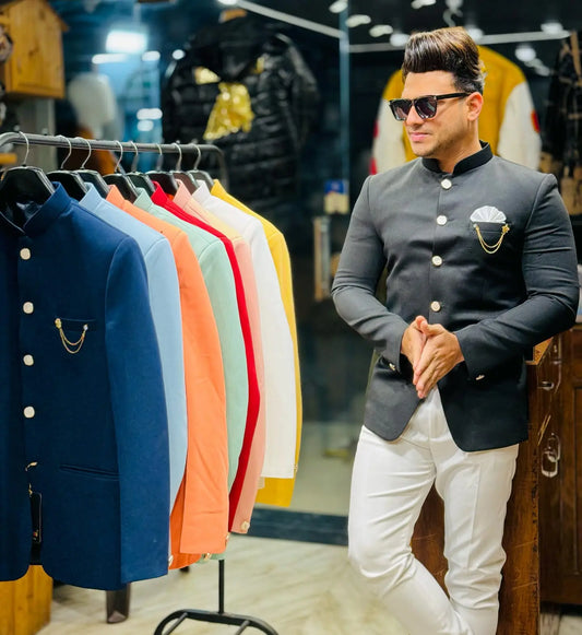 Midnight Elegance Black Tuxedo Shirt PATTERNS FOR MEN