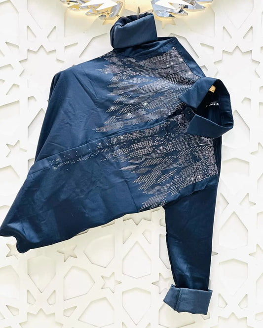 Midnight Spark Luxe Shirt PATTERNS FOR MEN