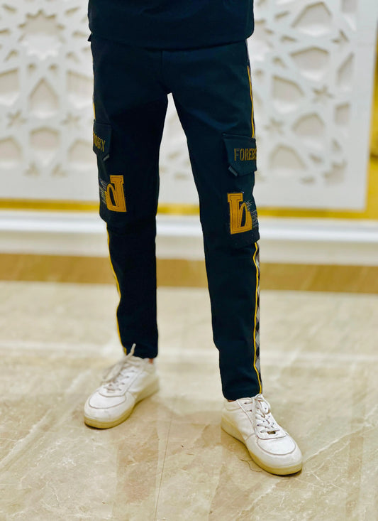 "Urban Script Cargo Track Pants" PATTERNS FOR MEN