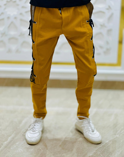 "Urban Blaze Mesh Track Pants" PATTERNS FOR MEN