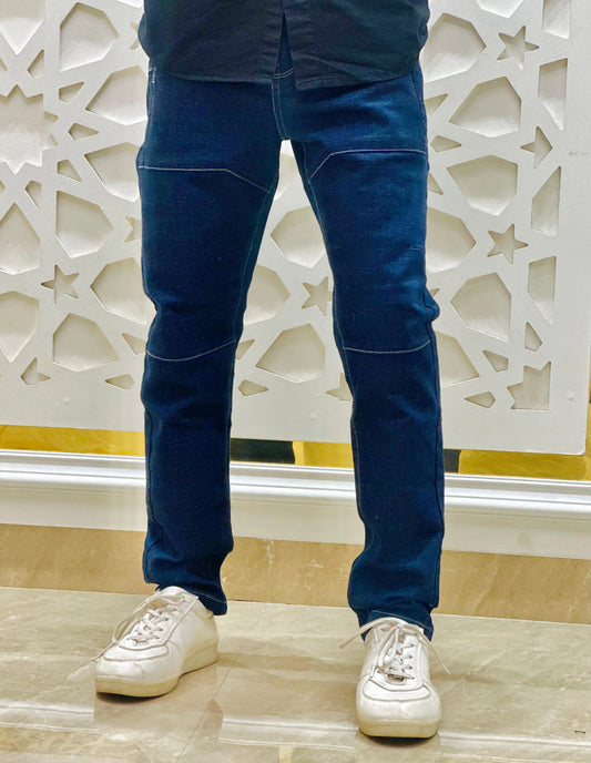 Midnight Stitch Panel Jeans PATTERNS FOR MEN