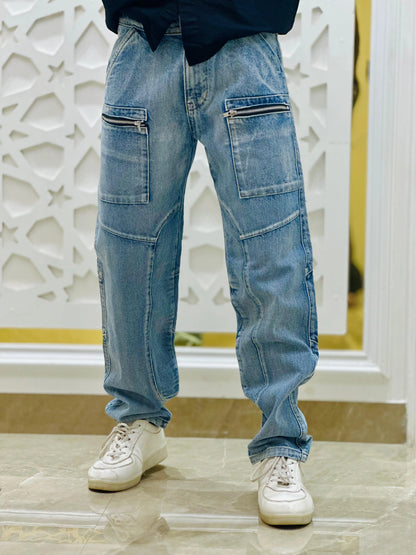 Skyline Zip Utility Jeans PATTERNS FOR MEN