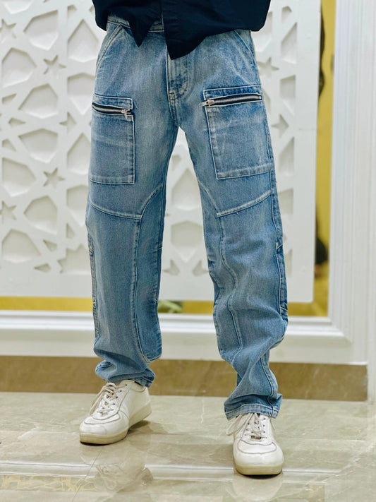 Skyline Zip Utility Jeans PATTERNS FOR MEN