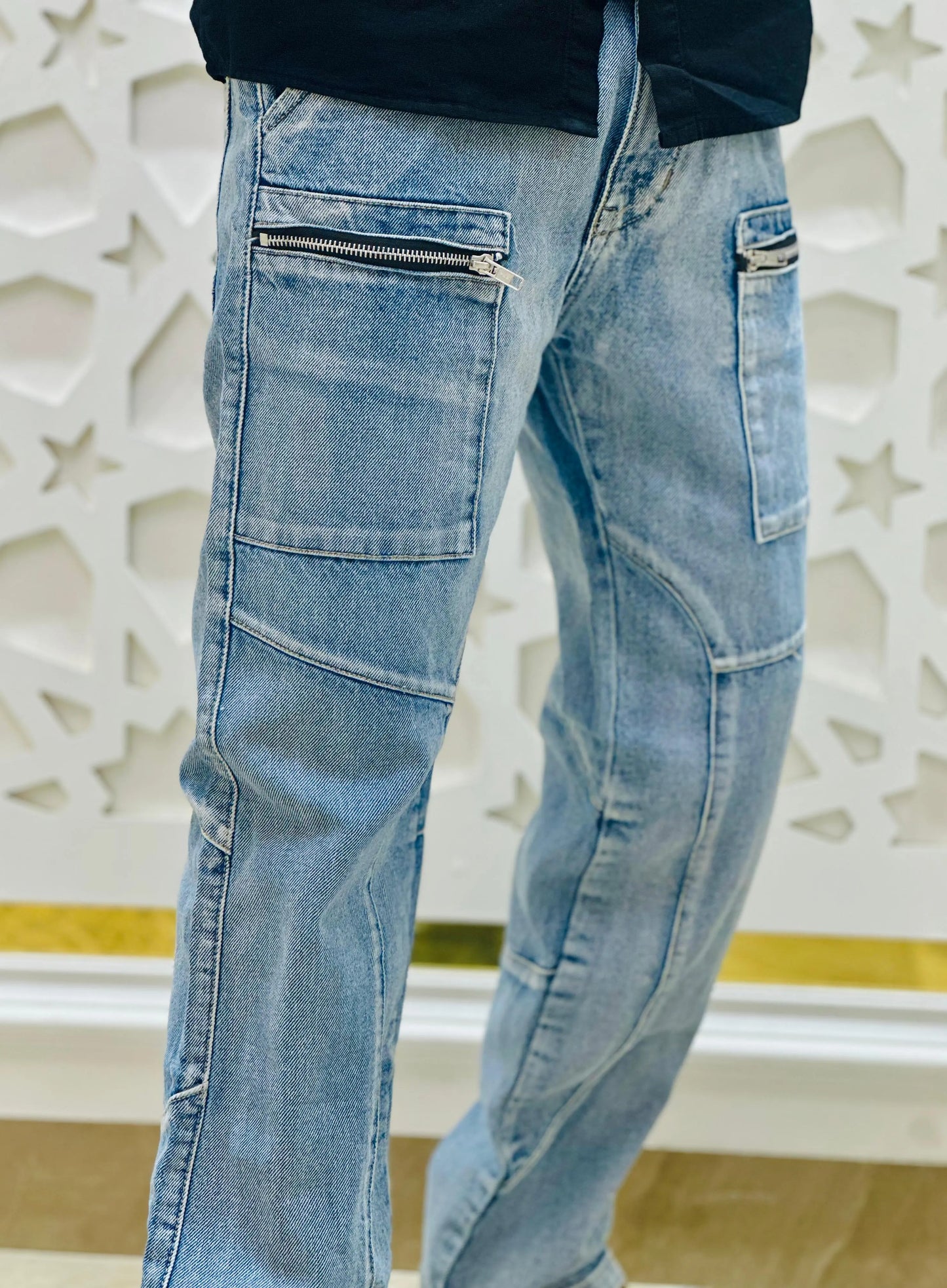 Skyline Zip Utility Jeans PATTERNS FOR MEN