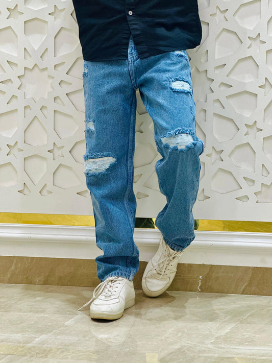 Urban Rebel Distressed Jeans PATTERNS FOR MEN