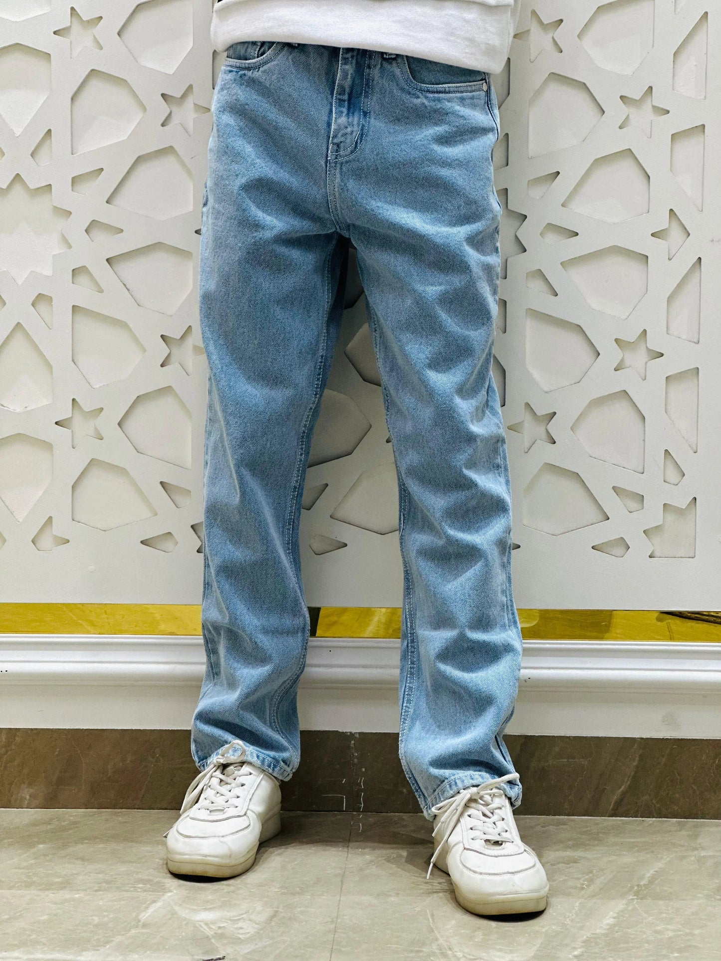 Sky Fade Light Blue Denim – Size 28 PATTERNS FOR MEN