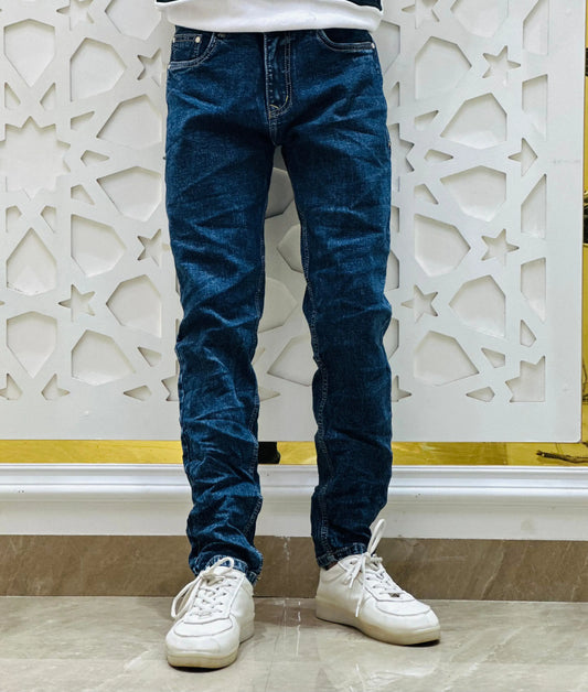 Signature Stripe Back Pocket Denim – Size 28 PATTERNS FOR MEN