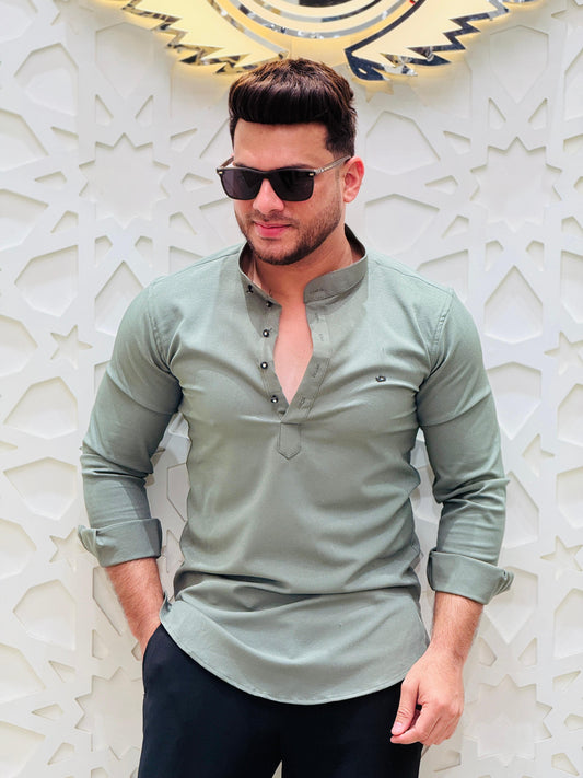 Men's Classic Short Kurta – Multi-Color Collection PATTERNS FOR MEN