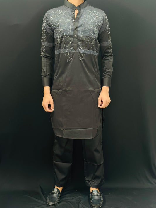 Chest Diamond Pattern Kurta PATTERNS FOR MEN