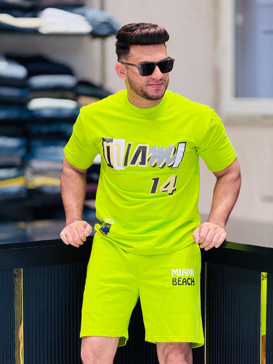 Miami Beach Graphic Shorts Suit PATTERNS FOR MEN