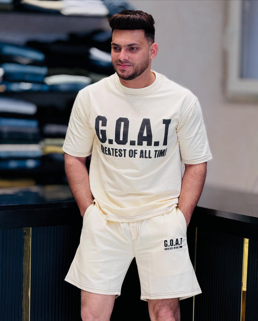 G.O.A.T Street Set – Off-White Co-Ord for Men PATTERNS FOR MEN