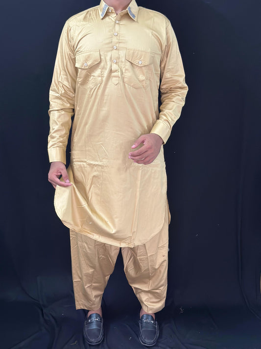 Shehzada Collar Kurta PATTERNS FOR MEN