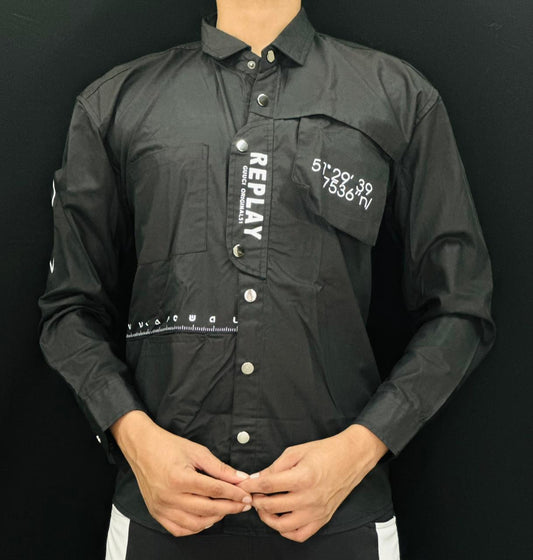 Midnight Tactical Utility Shirt – PATTERNS FOR MEN