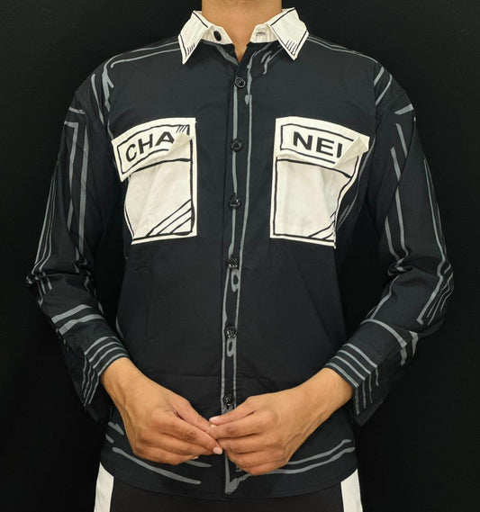 Graphic Statement Shirt PATTERNS FOR MEN