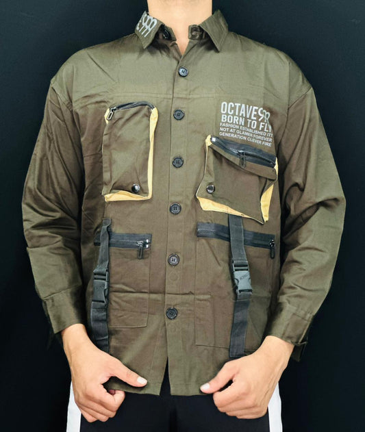 Tactical Aviator Utility Shirt PATTERNS FOR MEN