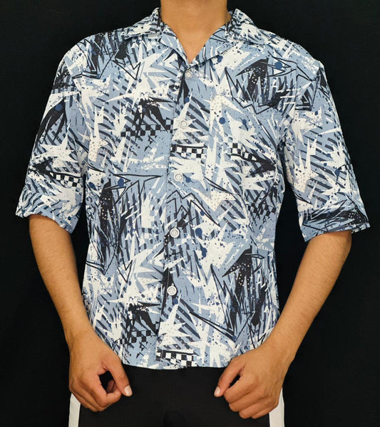 Arctic Splash Abstract Shirt PATTERNS FOR MEN