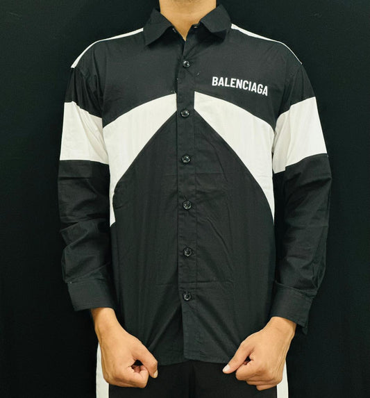 Black & White Contrast Shirt PATTERNS FOR MEN