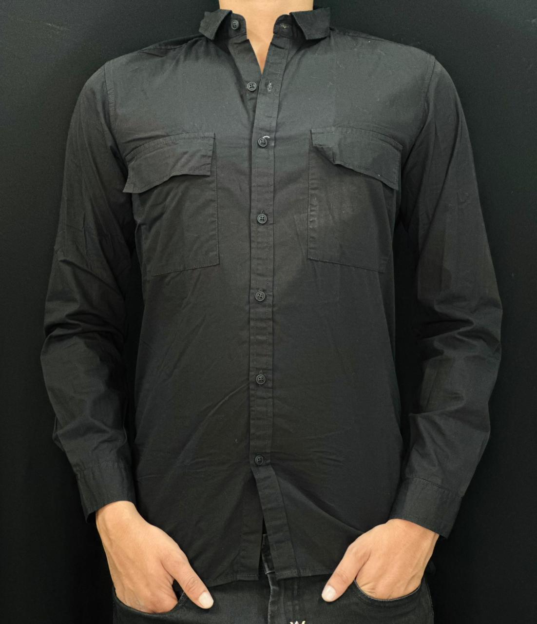Stylish Black Shirt PATTERNS FOR MEN