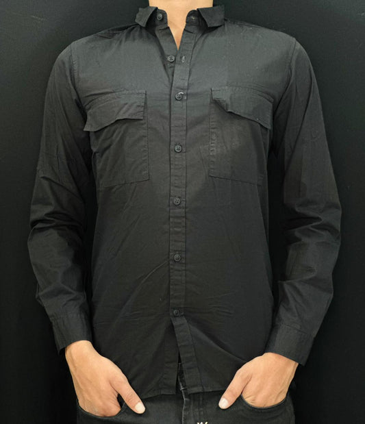 Stylish Black Shirt PATTERNS FOR MEN