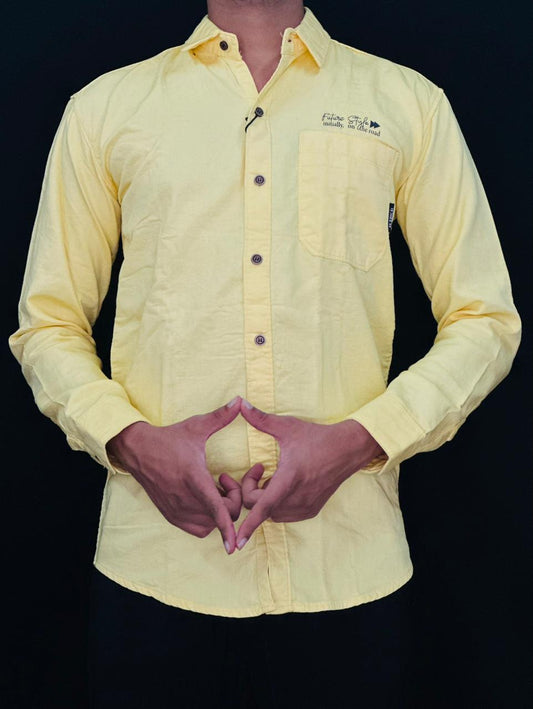 Sunshine Yellow Shirt PATTERNS FOR MEN